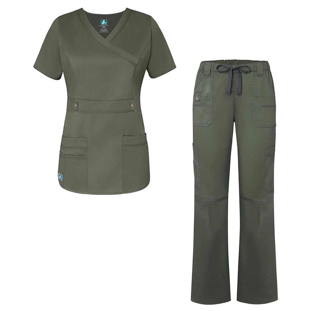 Adar Pop-Stretch Junior Fit Women’s Scrub Set